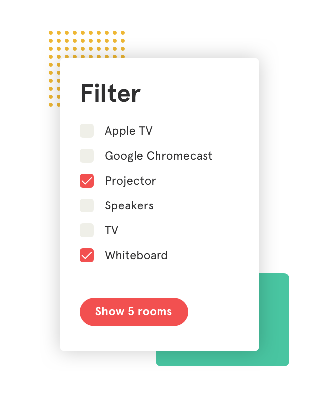 Amenities & space categories